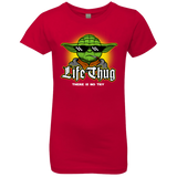 T-Shirts Red / YXS Life thug Girls Premium T-Shirt