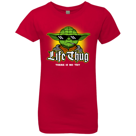 T-Shirts Red / YXS Life thug Girls Premium T-Shirt