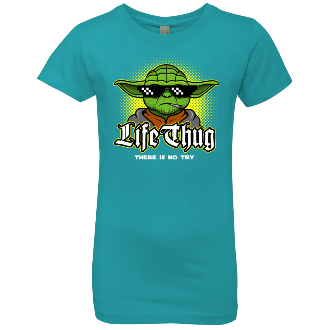 T-Shirts Tahiti Blue / YXS Life thug Girls Premium T-Shirt