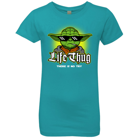 T-Shirts Tahiti Blue / YXS Life thug Girls Premium T-Shirt