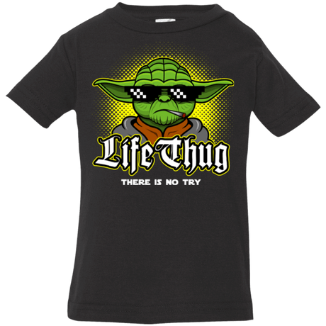 T-Shirts Black / 6 Months Life thug Infant Premium T-Shirt