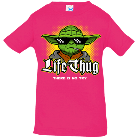 T-Shirts Hot Pink / 6 Months Life thug Infant Premium T-Shirt