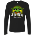 T-Shirts Black / Small Life thug Men's Premium Long Sleeve