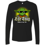 T-Shirts Black / Small Life thug Men's Premium Long Sleeve