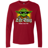 T-Shirts Cardinal / Small Life thug Men's Premium Long Sleeve