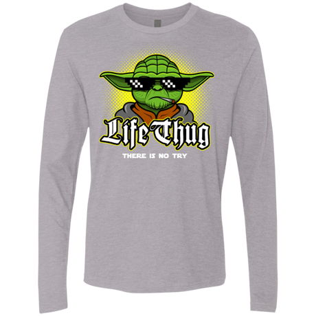 T-Shirts Heather Grey / Small Life thug Men's Premium Long Sleeve