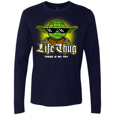 T-Shirts Midnight Navy / Small Life thug Men's Premium Long Sleeve