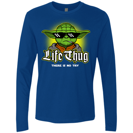T-Shirts Royal / Small Life thug Men's Premium Long Sleeve