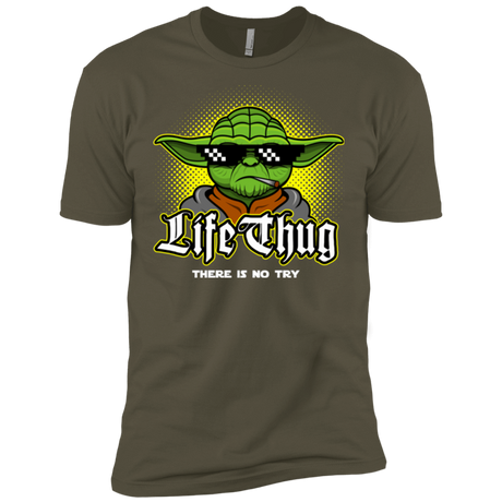 T-Shirts Military Green / X-Small Life thug Men's Premium T-Shirt
