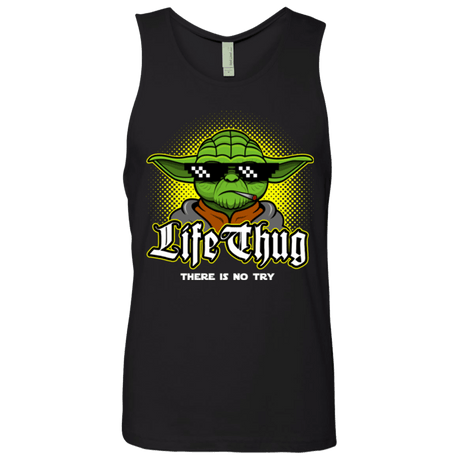 T-Shirts Black / Small Life thug Men's Premium Tank Top