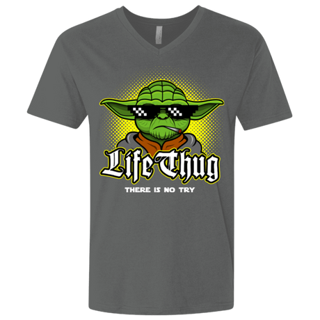 T-Shirts Heavy Metal / X-Small Life thug Men's Premium V-Neck