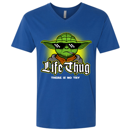 T-Shirts Royal / X-Small Life thug Men's Premium V-Neck
