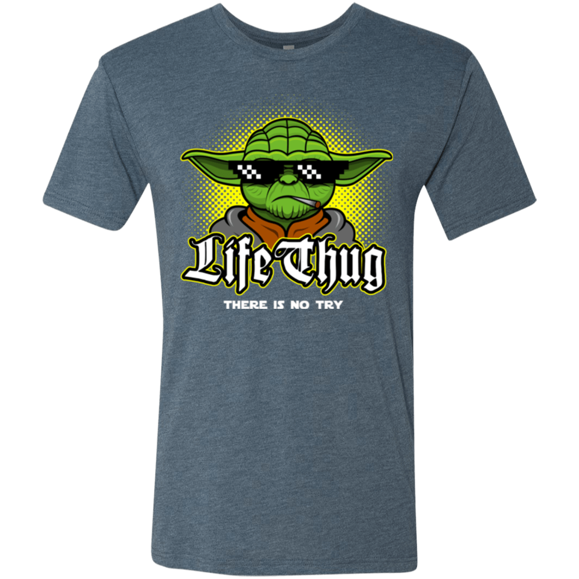 T-Shirts Indigo / Small Life thug Men's Triblend T-Shirt