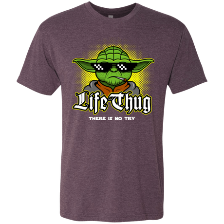 T-Shirts Vintage Purple / Small Life thug Men's Triblend T-Shirt
