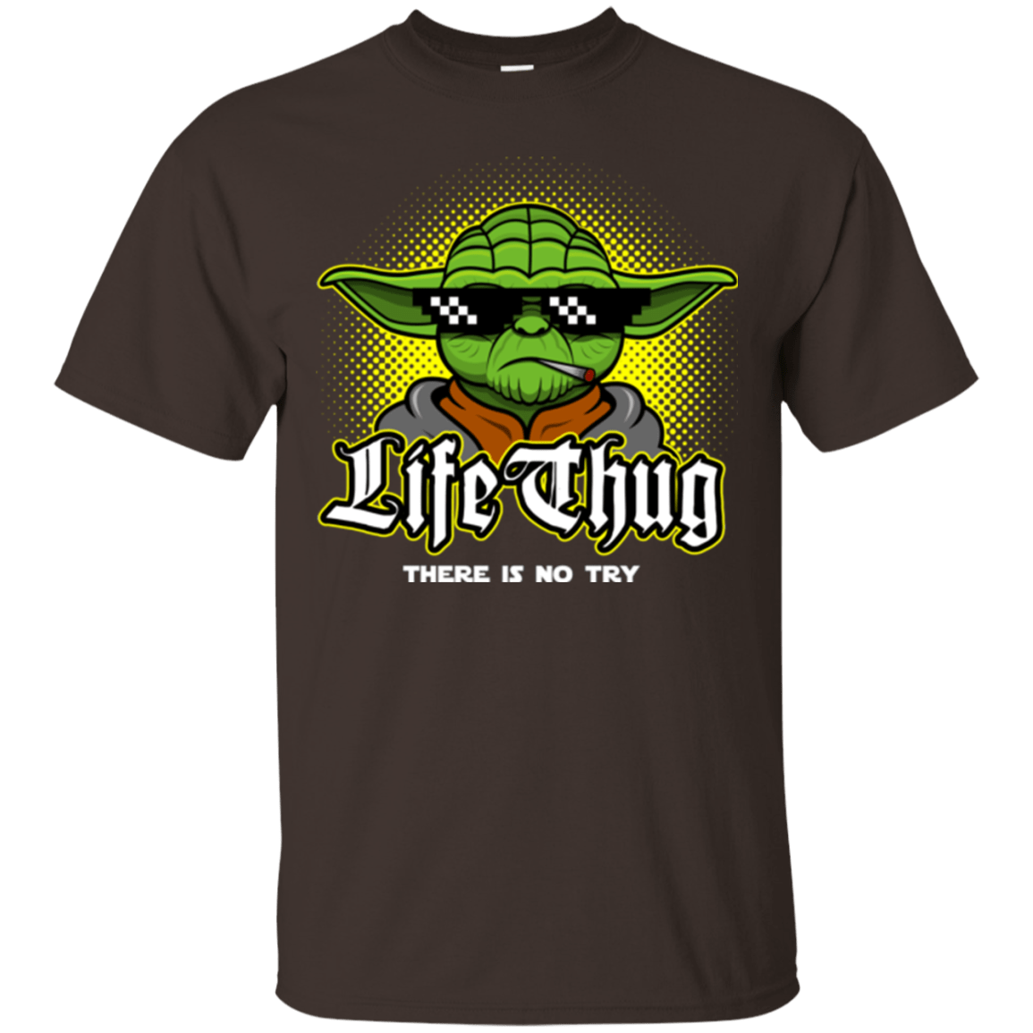 T-Shirts Dark Chocolate / Small Life thug T-Shirt