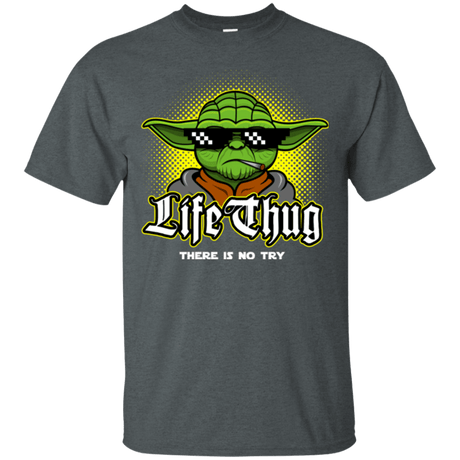 T-Shirts Dark Heather / Small Life thug T-Shirt