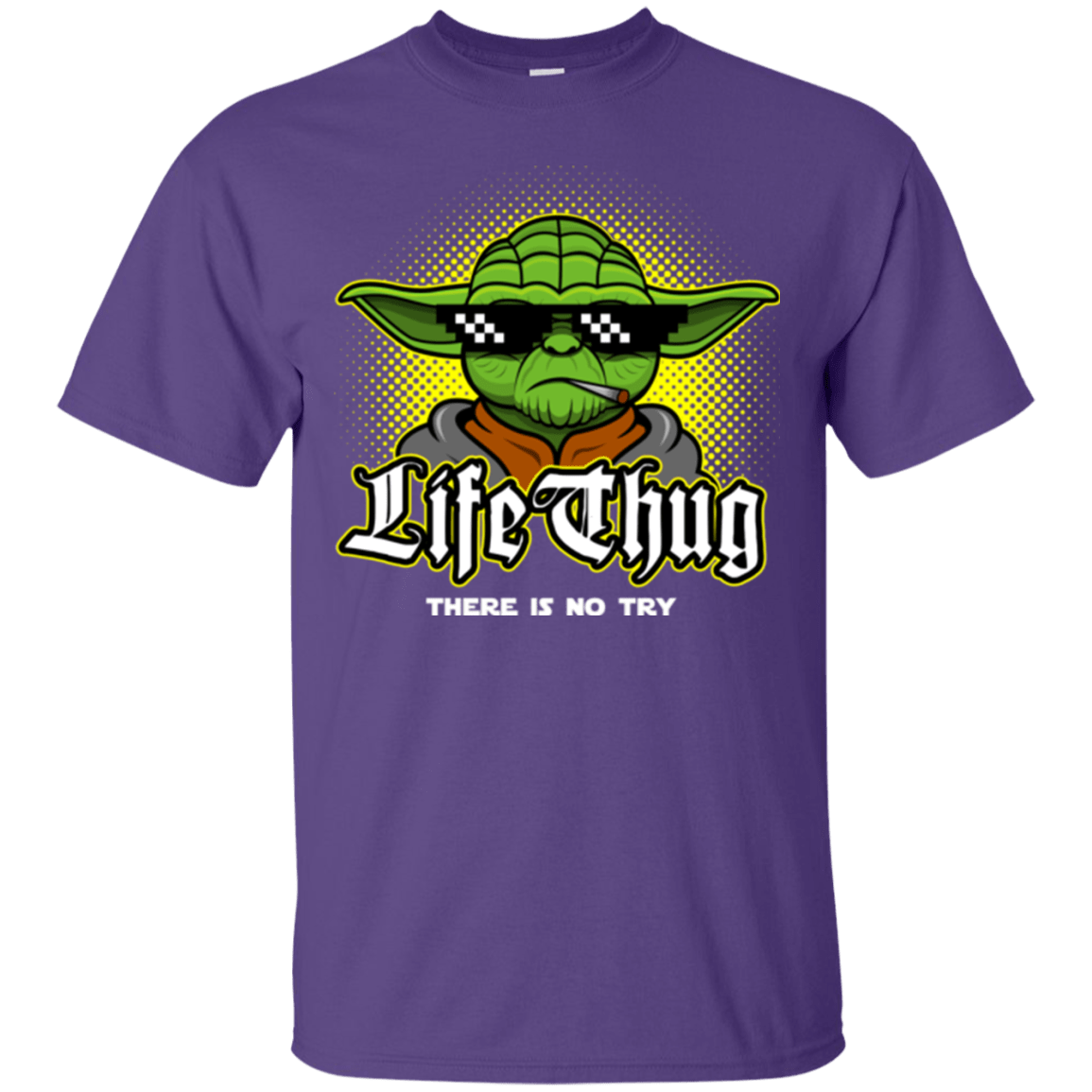 T-Shirts Purple / Small Life thug T-Shirt