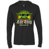 T-Shirts Vintage Black / X-Small Life thug Triblend Long Sleeve Hoodie Tee