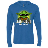 T-Shirts Vintage Royal / X-Small Life thug Triblend Long Sleeve Hoodie Tee