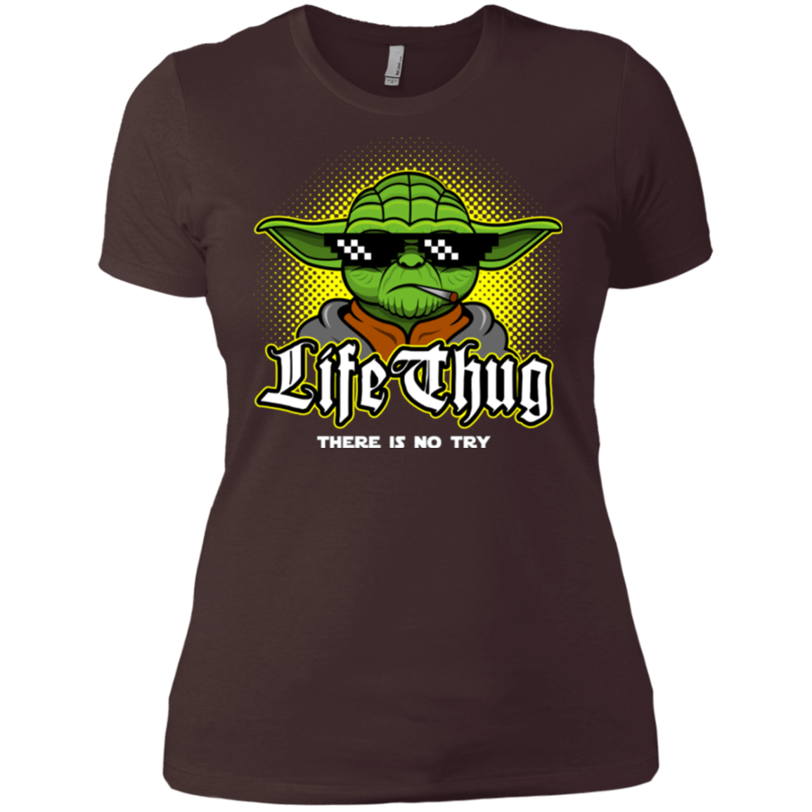 T-Shirts Dark Chocolate / X-Small Life thug Women's Premium T-Shirt