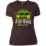 T-Shirts Dark Chocolate / X-Small Life thug Women's Premium T-Shirt