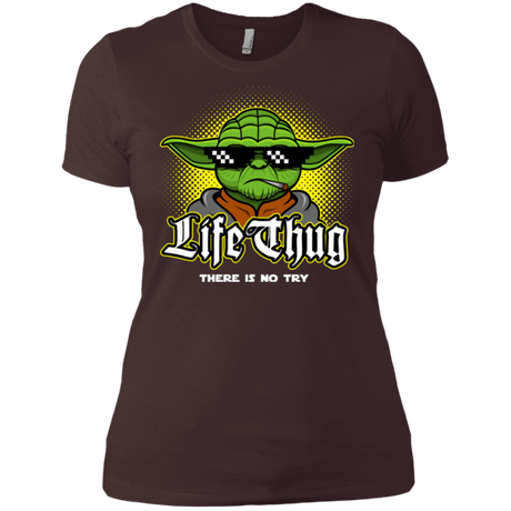 T-Shirts Dark Chocolate / X-Small Life thug Women's Premium T-Shirt