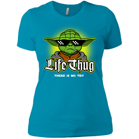 T-Shirts Turquoise / X-Small Life thug Women's Premium T-Shirt