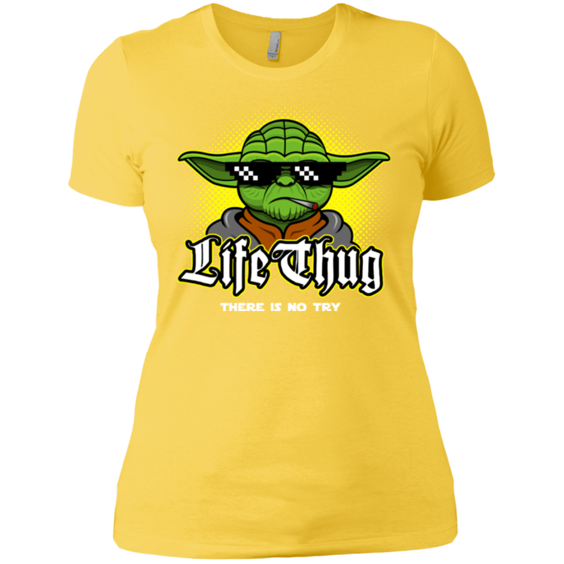 T-Shirts Vibrant Yellow / X-Small Life thug Women's Premium T-Shirt