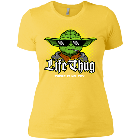 T-Shirts Vibrant Yellow / X-Small Life thug Women's Premium T-Shirt