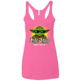 T-Shirts Vintage Pink / X-Small Life thug Women's Triblend Racerback Tank