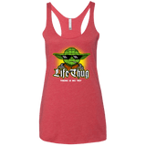 T-Shirts Vintage Red / X-Small Life thug Women's Triblend Racerback Tank