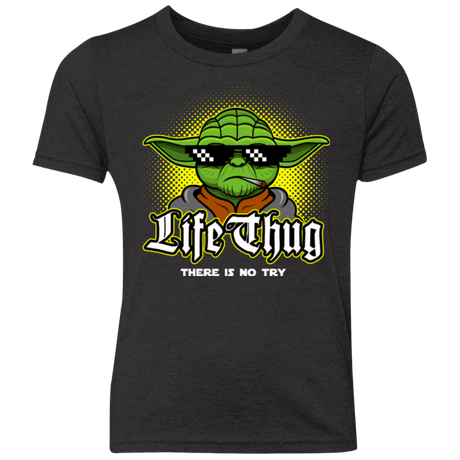 T-Shirts Vintage Black / YXS Life thug Youth Triblend T-Shirt