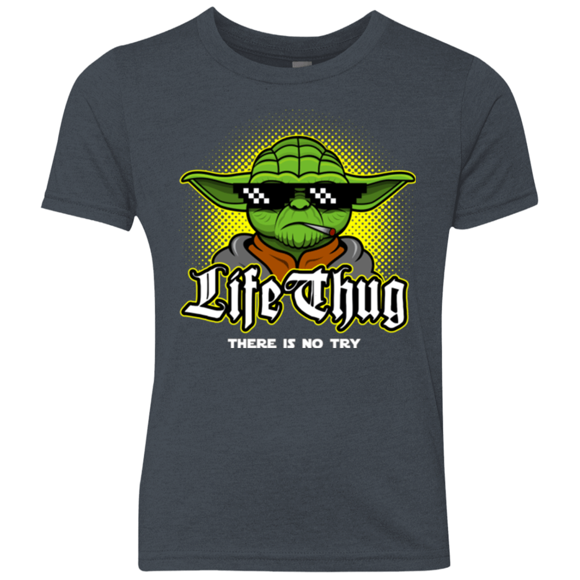 T-Shirts Vintage Navy / YXS Life thug Youth Triblend T-Shirt