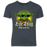 T-Shirts Vintage Navy / YXS Life thug Youth Triblend T-Shirt