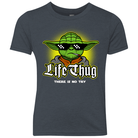 T-Shirts Vintage Navy / YXS Life thug Youth Triblend T-Shirt