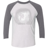 T-Shirts Heather White/Premium Heather / X-Small Light in Limbo Men's Triblend 3/4 Sleeve