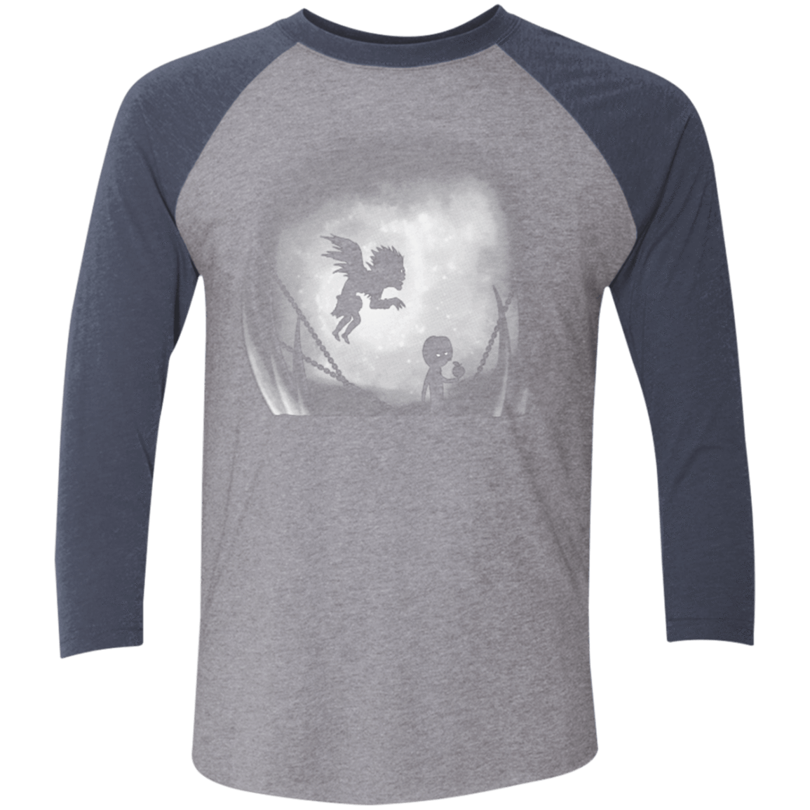 T-Shirts Premium Heather/ Vintage Navy / X-Small Light in Limbo Men's Triblend 3/4 Sleeve