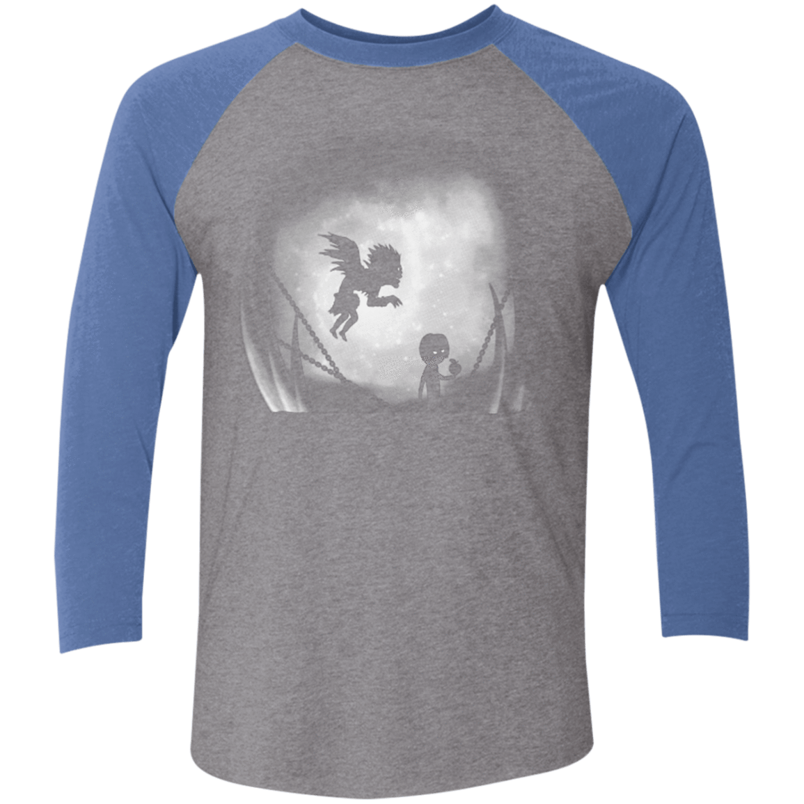 T-Shirts Premium Heather/ Vintage Royal / X-Small Light in Limbo Men's Triblend 3/4 Sleeve