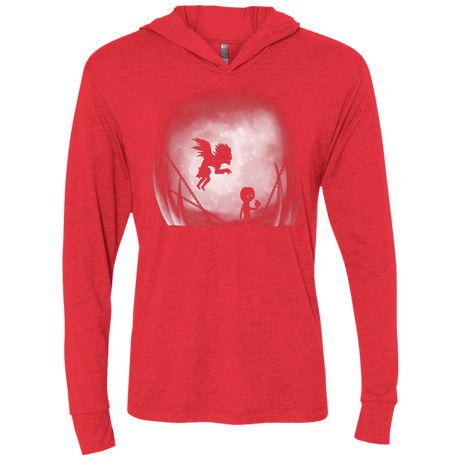 T-Shirts Vintage Red / X-Small Light in Limbo Triblend Long Sleeve Hoodie Tee