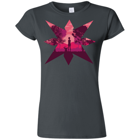 T-Shirts Charcoal / S Light Junior Slimmer-Fit T-Shirt