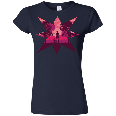 T-Shirts Navy / S Light Junior Slimmer-Fit T-Shirt