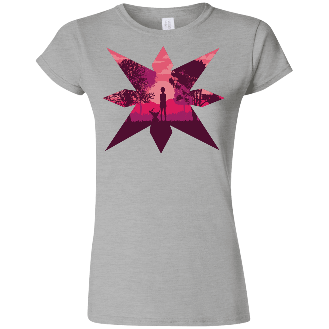 T-Shirts Sport Grey / S Light Junior Slimmer-Fit T-Shirt