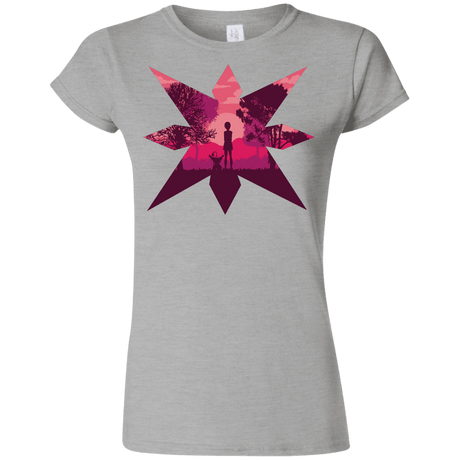 T-Shirts Sport Grey / S Light Junior Slimmer-Fit T-Shirt