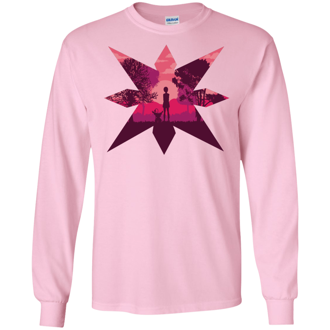 T-Shirts Light Pink / S Light Men's Long Sleeve T-Shirt