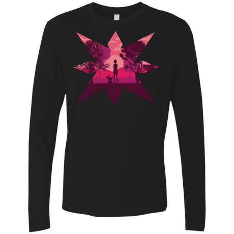 T-Shirts Black / S Light Men's Premium Long Sleeve