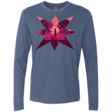 T-Shirts Indigo / S Light Men's Premium Long Sleeve