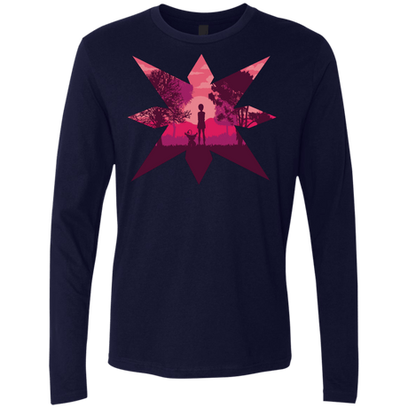 T-Shirts Midnight Navy / S Light Men's Premium Long Sleeve