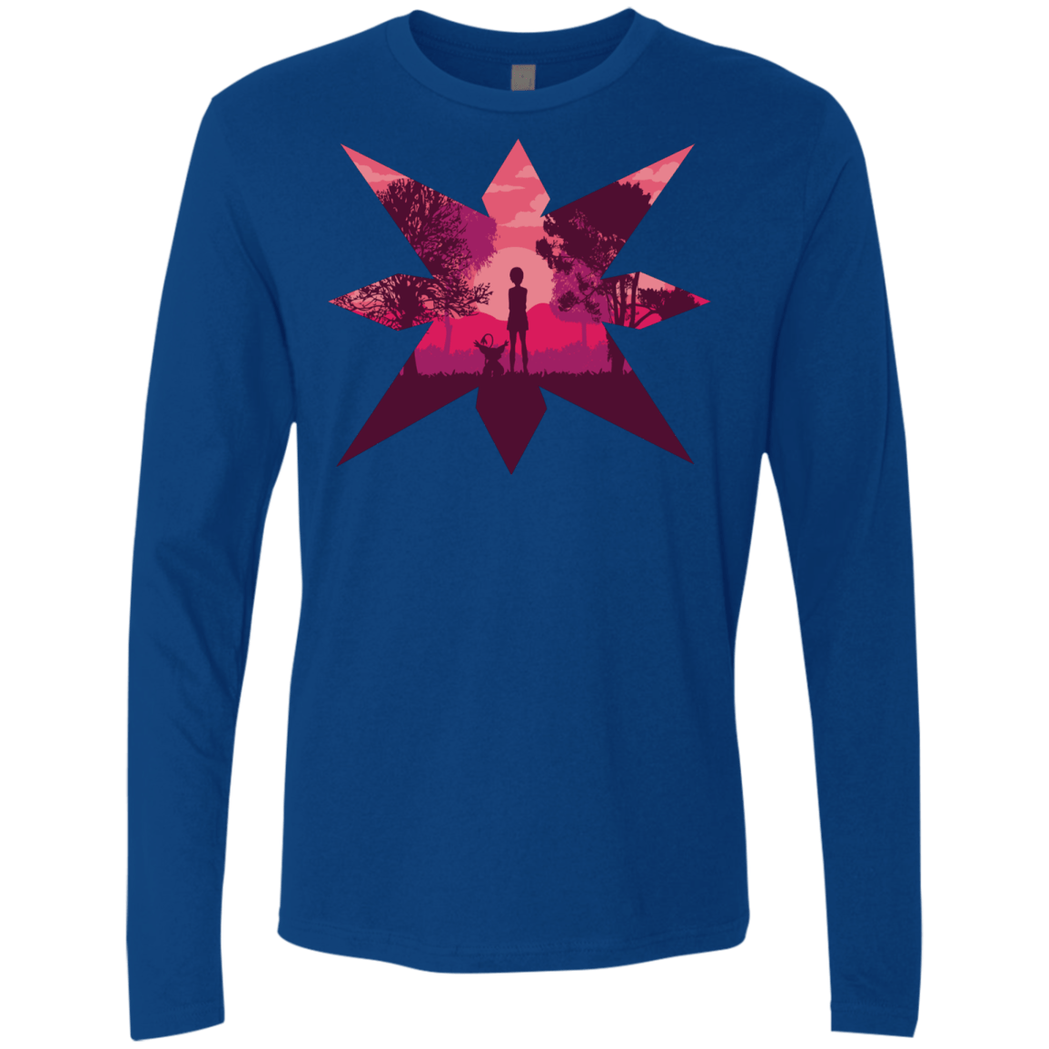 T-Shirts Royal / S Light Men's Premium Long Sleeve