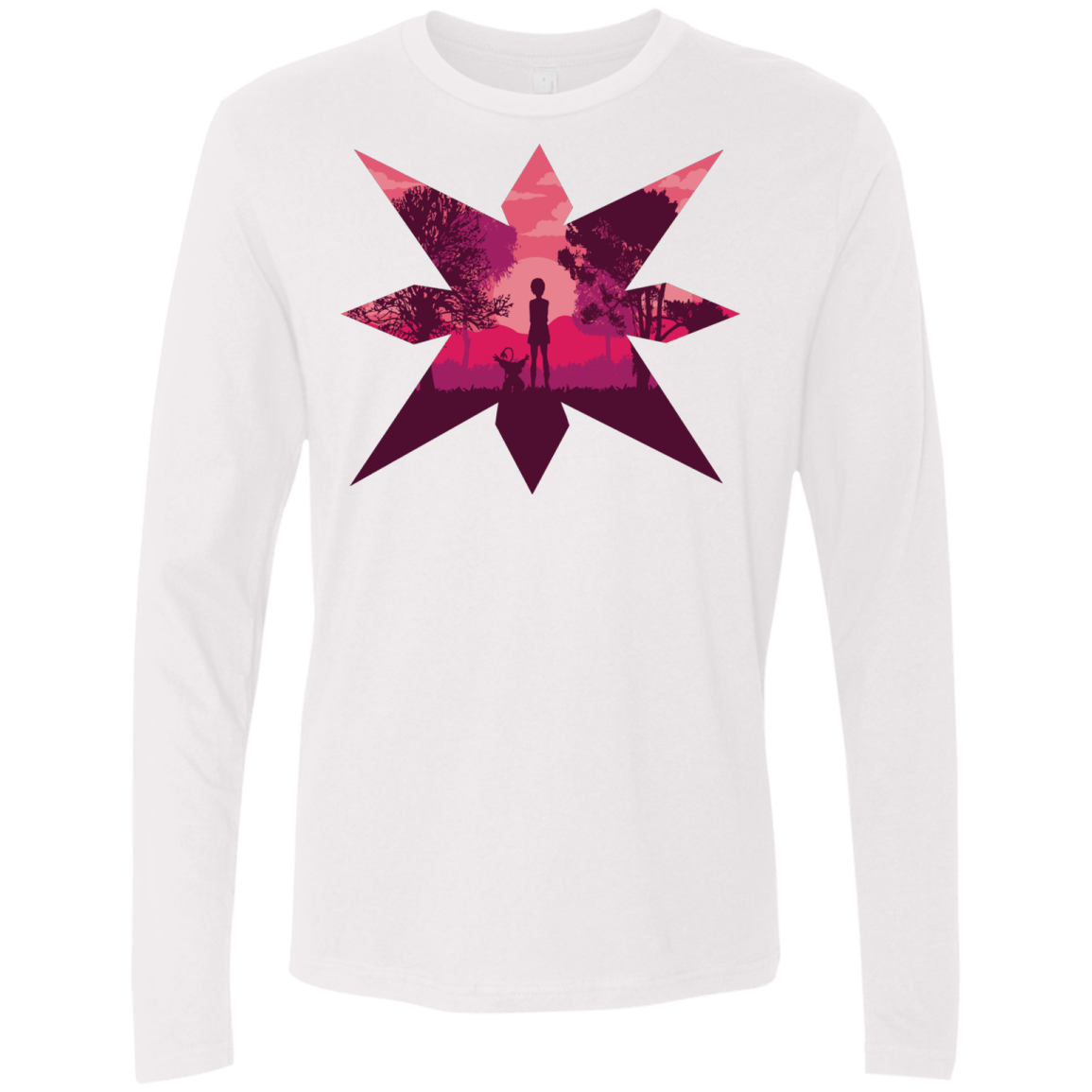 T-Shirts White / S Light Men's Premium Long Sleeve