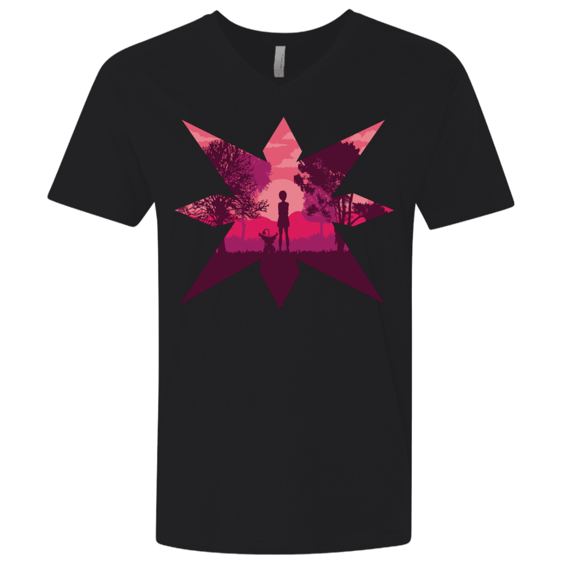 T-Shirts Black / X-Small Light Men's Premium V-Neck